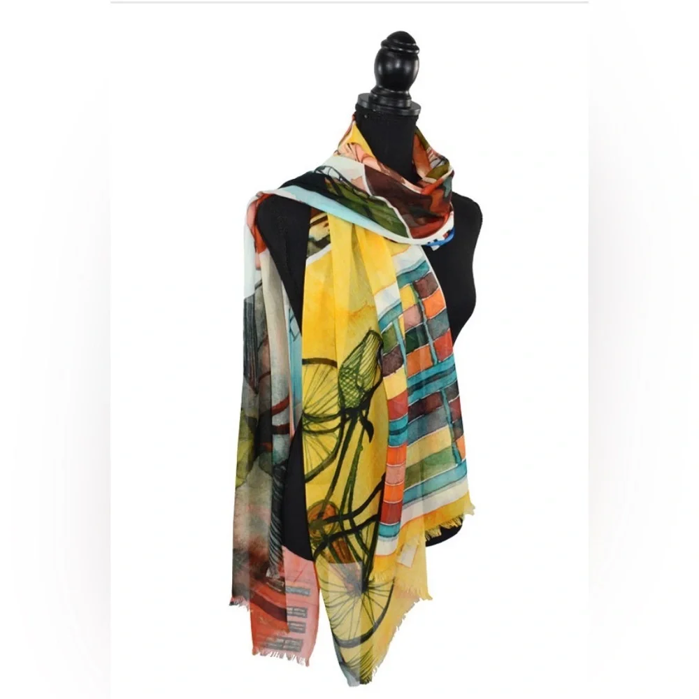 DUPATTA DESIGNS NWT Ariety modal printed scarf
